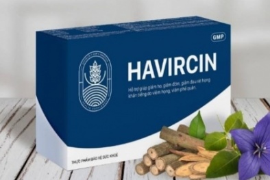Sản phẩm TPBVSK HAVIRCIN trong túi thuốc F0 quảng cáo sai quy định