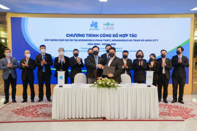 Hòa Bình ký kết hợp tác cùng Novaland, xây dựng các cụm dự án quy mô lớn