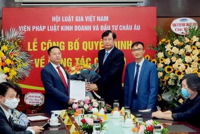 Viện Pháp luật Kinh doanh và Đầu tư châu Âu bổ nhiệm các nhân sự chủ chốt