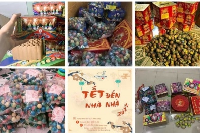 'Đến hẹn lại lên' pháo lậu công khai kinh doanh trên chợ mạng