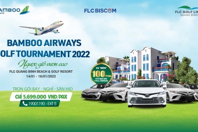 Bamboo Airways Golf Tournament mở màn chuỗi giải đấu lớn năm 2022 với giải thưởng khủng 100 tỷ đồng