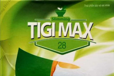 Phát hiện sản phẩm Slimming TIGI MAX 28 chứa chất cấm Sibutramine