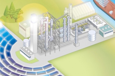 Sản xuất hydro sạch từ năng lượng mặt trời 