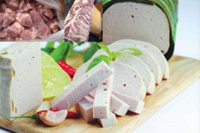 Giò chả làm từ thịt không rõ nguồn gốc xuất xứ nguy hại khôn lường