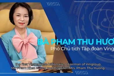 Chân dung bà Phạm Thu Hương - phu nhân tỷ phú Phạm Nhật Vượng lần đầu xuất hiện trước công chúng