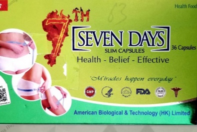 Cảnh báo hàng loạt sản phẩm giảm béo chứa chất cấm nguy hiểm