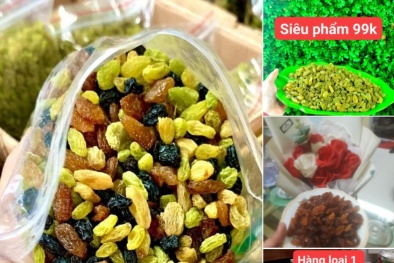 Hoa quả sấy khô ‘đắt khách’ dịp cận Tết: Thận trọng hàng trôi nổi 