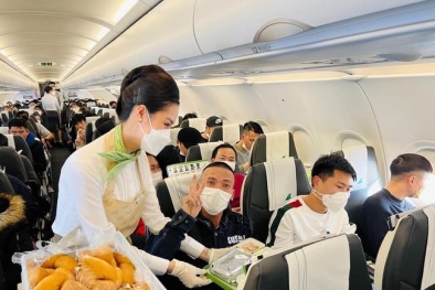 Bamboo Airways đón hành khách từ Nhật, Hàn trên chuyến bay quốc tế thường lệ đầu năm mới
