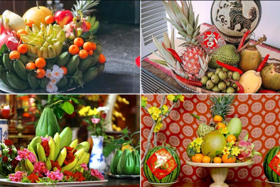 Cách bày mâm ngũ quả ngày Tết của 3 miền để đúng phong tục truyền thống 