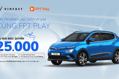 Khám phá kho giải trí đa dạng nội dung trong ứng dụng FPT Play trên VinFast VF e34