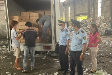 Bình Dương: Tiêu hủy hơn 6 tấn đường đen Beksul nấu trà sữa không rõ xuất xứ