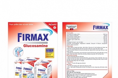 Thu hồi thực phẩm bảo vệ sức khỏe Firmax và Glucosamin Extra-GT không đảm bảo an toàn