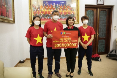 FPT Shop là doanh nghiệp đầu tiên tri ân Đội tuyển Bóng đá nữ Việt Nam