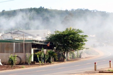 Gây ô nhiễm môi trường, một số lò sấy bị xử phạt tại Đắk Nông 