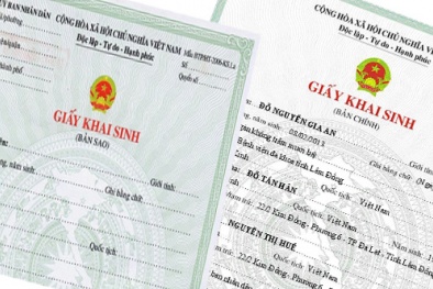 Từ ngày 18/2, người dân có thể sử dụng giấy khai sinh, giấy chứng nhận kết hôn bản điện tử