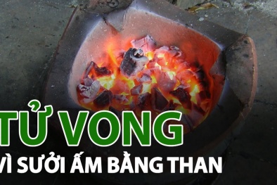 Nguy cơ tử vong do sưởi ấm bằng than