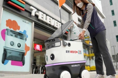 Robot giao hàng dự kiến hoạt động trên đường phố Hàn Quốc vào năm 2023