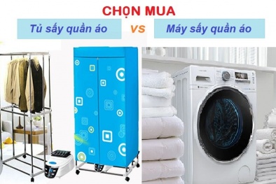 Trời nồm ẩm khó chịu sau Tết, mua máy sấy chục triệu hay tủ sấy tạm 500 nghìn?