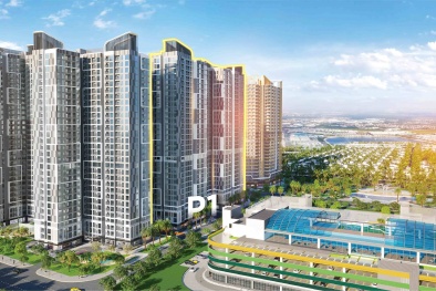 Ra mắt tòa tháp căn hộ P1 The Pavilion tại Vinhomes Ocean Park