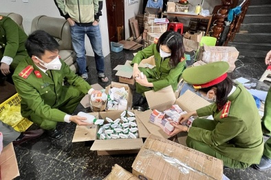 Nghệ An: Thu giữ số lượng lớn xịt khuẩn, dầu gió được làm giả