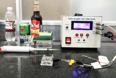 Chế tạo thành công thiết bị phát hiện nhanh methanol trong đồ uống có cồn