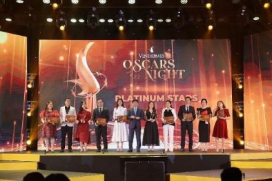 Vinhomes Oscars Night vinh danh những đại lý bất động sản xuất sắc nhất khu vực Hà Nội