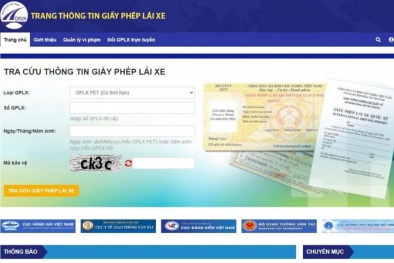 Đề xuất xử lý các trang web giả mạo cấp giấy phép lái xe