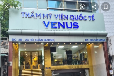 Dính hàng loạt vi phạm, Thẩm mỹ viện Quốc tế Venus bị xử phạt 