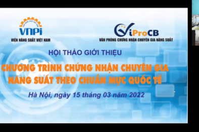 Phát triển mạng lưới chuyên gia năng suất tại Việt Nam