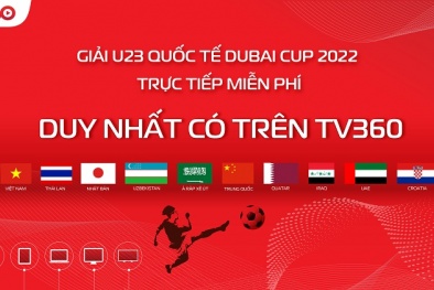 Viettel độc quyền phát sóng giải bóng đá quốc tế U23 Dubai Cup 2022
