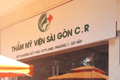 Kiểm tra và phát hiện thẩm mỹ viện Sài Gòn C.R hoạt động không phép