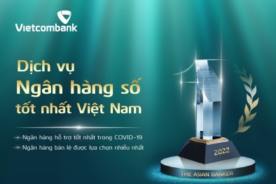 Vietcombank được vinh danh với ba giải thưởng lớn của The Asian Banker