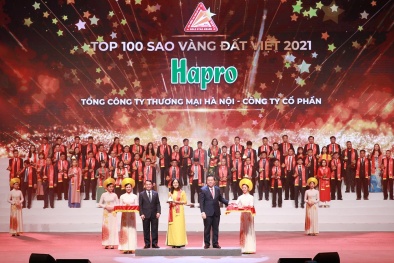 Vững vàng vượt đại dịch, Hapro được vinh danh giải thưởng Sao vàng Đất Việt năm 2021 