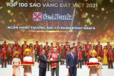 SeABank lần thứ 6 nhận giải thưởng Sao Vàng đất Việt