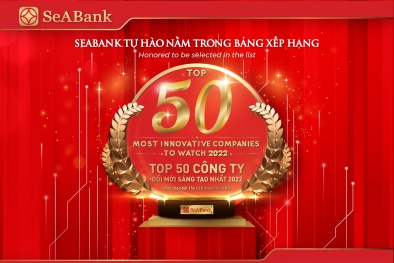 SeABank được vinh danh trong ‘Top 50 Công ty đổi mới sáng tạo nhất 2022’