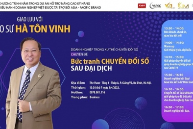 Giáo sư Hà Tôn Vinh: Chuyển đổi số không còn là nhu cầu mà buộc phải làm
