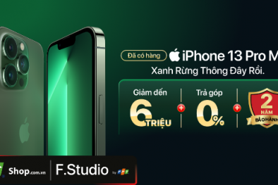 FPT Shop bất ngờ mở bán sớm iPhone 13 Pro Max Xanh lá