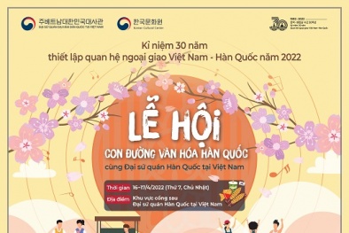 Lễ hội 'Con đường văn hóa Hàn Quốc cùng Đại sứ quán Hàn Quốc tại Việt Nam'