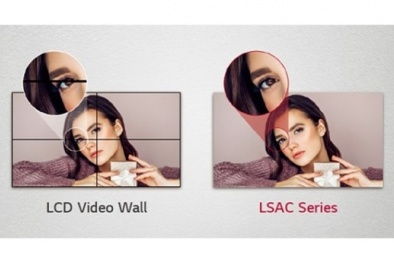 LG ra mắt màn hình Zero Bezel Videowall LSAC lớn không vết ghép