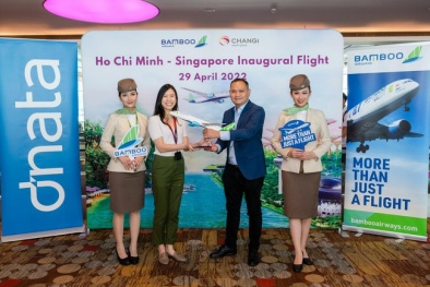 Bamboo Airways khai trương đường bay thường lệ TP.HCM - Singapore từ 29/4