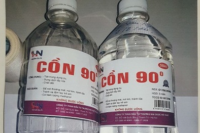 Cảnh báo dùng nước sát khuẩn chứa Methanol nguy hiểm tới tính mạng