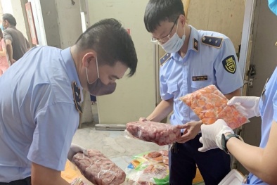 Phú Thọ: Thu giữ hơn 1 tạ nội tạng động vật bốc mùi hôi thối