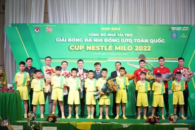 Nestlé MILO là nhà tài trợ chính Giải Bóng đá Nhi đồng toàn quốc 2022- Cúp Nestlé MILO