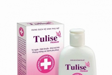 Đình chỉ lưu hành và thu hồi lô dung dịch vệ sinh phụ nữ Tulise 100ml