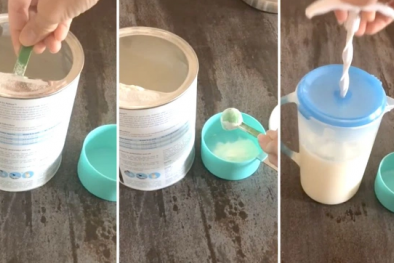 Học pha sữa cho trẻ theo công thức trên TikTok: Nguy hiểm khó lường 