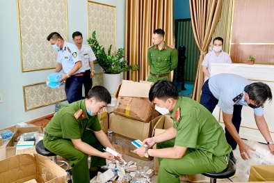 Thu giữ lượng lớn thuốc kháng sinh, chất làm đầy da mặt không rõ nguồn gốc tại viện thẩm mỹ ‘chui’