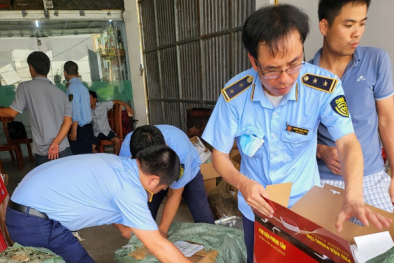 Nam Định thu giữ lượng lớn phụ kiện thiết bị nhà vệ sinh, nhà bếp không rõ nguồn gốc