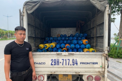 Quảng Ninh thu giữ trên 400 bình khí cười N2O