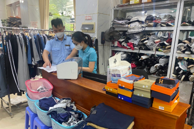 Xử phạt hộ kinh doanh buôn bán nhiều sản phẩm may mặc giả mạo nhãn hiệu