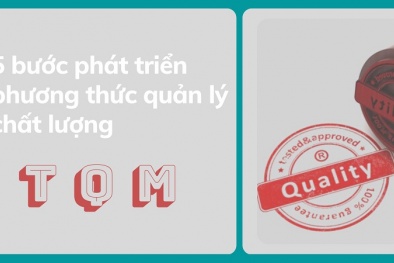 5 bước phát triển phương thức quản lý chất lượng (TQM)